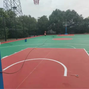 Professional Grade Plastic Multi Sport Court Flooring with Shock Absorption Eco Friendly Features for Competition Sports Courts