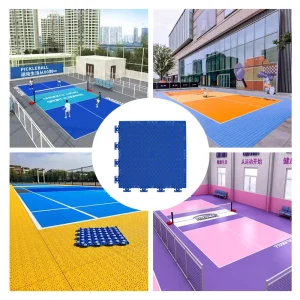 Professional Grade Tournament Quality Interlocking Suspended Athletic Floor PP Plastic Composite Surface Artificial Grass Sports