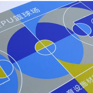 Professional High-Density Fireproof Slip-Resistant Easy Multi-Purpose Sports Flooring Durable Silicone PU Tennis Court Outdoor