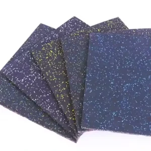 Professional High Density Gym Rubber Mats Shock Absorption Noise Reduction Floor Protection Customizable Size 15mm 50mm