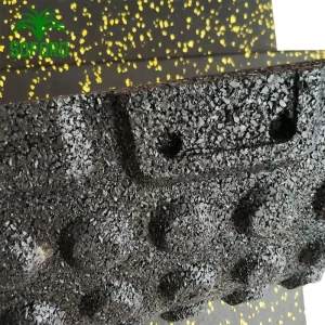 Professional High Density Rubber Floor Non-Slip Texture Soundproof High Durability Fire Retardant Heavy Duty Flooring for Gym