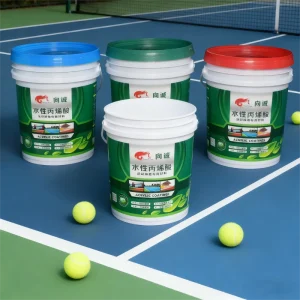 Professional High Density Slip Resistant Multi Purpose Sports Flooring Durable Acrylic Rubber Tennis Court