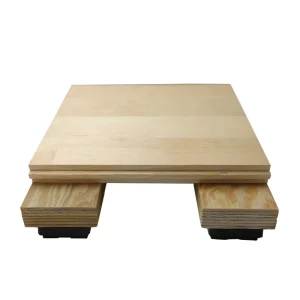 Professional Indoor Basketball Solid Wood Flooring nba Court Badminton Squash Laminate Whole System or Top Plank Tennis Supplier