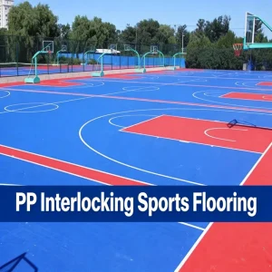 Professional Kindergarten Multi Purpose Interlocking PP Tiles Graphic Design Anti Slip Suspended Recycled Portable Flex Flooring