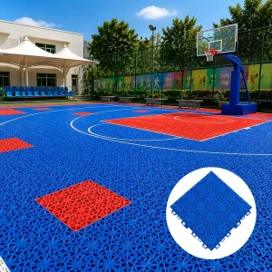Professional Modular Sports Flooring Interlocking Floor Tiles for Basketball Court Pickleball Court and Gym