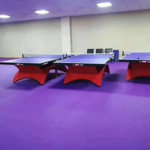 Professional Non-slip PVC Table Tennis Floor Court Floor Mat Eco-Friendly Shock Absorption