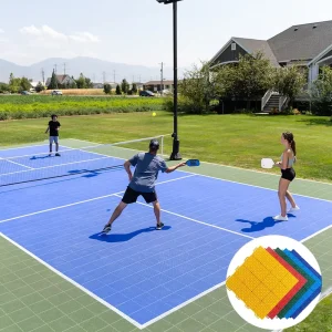Professional Outdoor Basketball Court Pickleball PP Interlocking Tiles Pickleball Court Sport Flooring