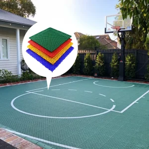 Professional PP Movable Basketball Court Interlocking Floor Tiles Outdoor Sport Flooring