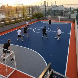 Professional PP Sports Flooring System for Futsal Court Construction and Renovation Projects