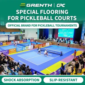 Professional PVC Pickleball Court Flooring System Indoor Sports Vinyl Floor Roll Custom Design Manufacturer