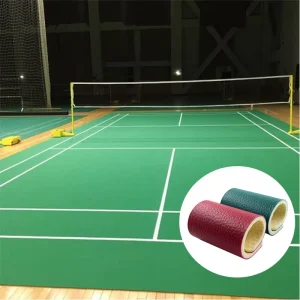 Professional PVC Sports Flooring Roll Non-slip Indoor Badminton Court Floor for Basketball Table Tennis Volleyball Gym