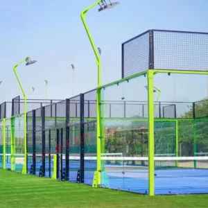 Professional Panoramic Padel Tennis Court 20m*10m Steel Artificial Grass Outdoor Sports Flooring