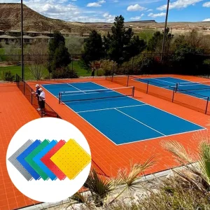 Professional Plastic Interlocking Flooring Mat for Outdoor Courts