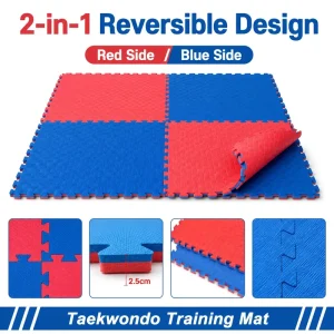 Professional Portable Waterproof Taekwondo Puzzle Mat 2cm 3cm Thick XPE Foam Martial Arts Gym Flooring Mat
