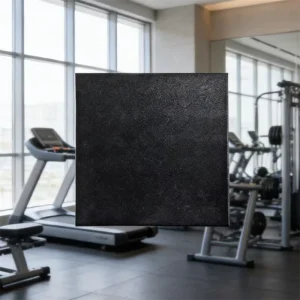 Professional SBR Rubber Gym Flooring Mat with Noise Reduction Fire Retardant CE Certified 10-30mm Thickness
