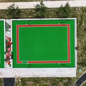 Professional Sports Artificial Turf for Gataball Court Multi-Purpose Field Stadium UV-Resistant Grass