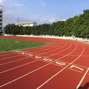 Professional Sports Flooring High Performance Mixed Type Running Track with Excellent Energy Return Cushioning