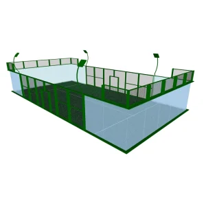 Professional Super Panoramic Padel Court Full Set Design Paddle Tennis Court Include Flooring