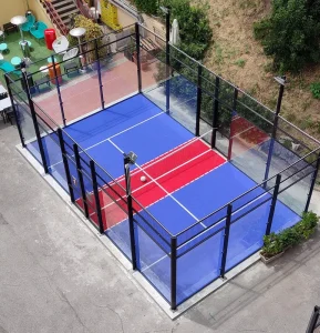 Professional Suspend Sports Court Floor for Padbol Pickleball Court Interlock Floor Tiles