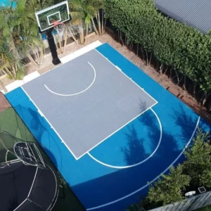 Professional TPE Portable 3*3 Basketball Sport Court Tiles Temporary Easy to Install Outdoor Basketball Flooring