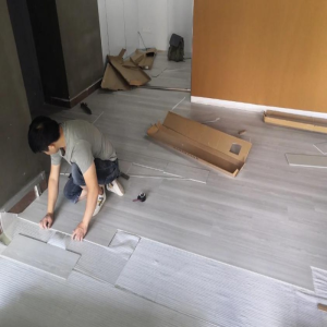 Professional Vinyl Plank Wear Layer 3.5mm Thickness SPC Rigid Flooring