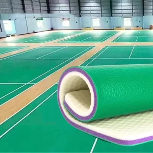 Professional Vinyl Sports Flooring Indoor Outdoor Sport Tennis Badminton Basketball Court Flooring
