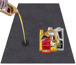 Protect Garage and Shop Floor Surface Factory Reusable Oil Spill Mat Waterproof Car Repair Mat