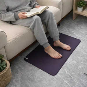 Purple PU Leather Grounding Mat for Feet Conductive Earthing Pad with Anti-Static ESD Protection Factory Direct Supply