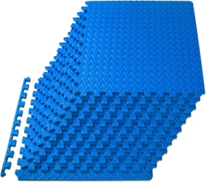 Puzzle Rubber Tiles Protective Ground Surface Protection Play Workout Exercise Mats Underlay Matting Sports Pool Home Fitness