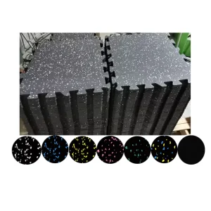 Quality Portable Interlocking Rubber Flooring Gym Rubber Floor Tiles Mat