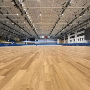 Quick-Assembly Solid Wood Flooring for Multi-Sport Courts Basketball Badminton 22mm