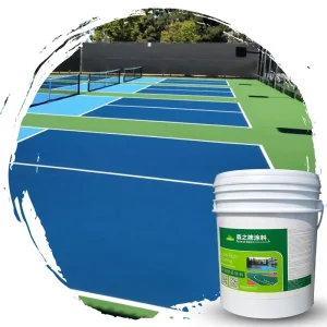 Quick Dry Anti slip Cushioned Concrete Acrylic Exterior Floor Paint for Basketball Court tennis futsal Sport volleyball Courts