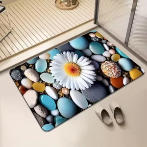 Quick Dry Modern Non-Slip Diatomite Bath Mat Water Absorbent Home & Hotel Use Customizable Size