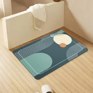 Quick-Drying Non-Slip Bathroom Mat Kitchen Floor Mat Carpet Rug