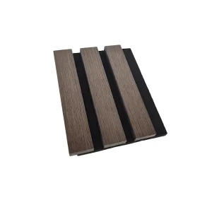 Quick-Install Waterproof WPC Acoustic Panels for Office Living Room Hotel School & Interior Walls-Eco-Friendly Sound Absorption