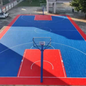 RD220 Portable Interlocking Badminton Court Flooring PP Anti-Slip High Density Suspended Sport Court