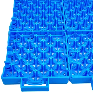 RJ320 High-Density Plastic Flooring Tiles 34x34x1.6cm Interlocking Multi-Function Court Sports Suspended Surface