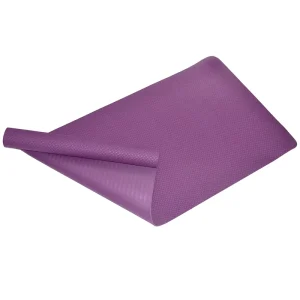 Rectangular TPE Yoga Mat, Non-Slip, Shockproof, Sound Insulation, Thick and Wide, Folding, 6-8mm