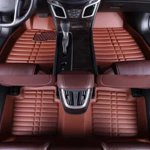 Recyclable 5mm EVA Waterproof Vehicle Floor Mats, 3-Piece Set for Cars and SUVs