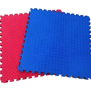 Red Blue Waterproof Non-Slip Customizable EVA Foam Tatami Gym Floor Mats for Taekwondo, Judo, and Karate
