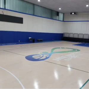 Rekindle Tempo High Durability Engineered Maple Floor Customized Color Indoor Sports Court Flooring Basketball Badminton 15mm