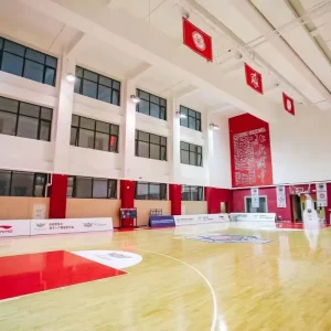 Rekindle Tempo Indoor Basketball Court Solution Engineered Maple Wood with Sports Shock Absorption & Anti Slip Tournament Grade