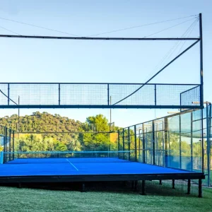 Removable Outdoor Indoor Paddle Tennis Court Panoramic Mobile Padel Grass Court