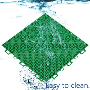 Removable PP Plastic Interlocking Floor Tiles Anti-Slip Eco-Friendly for Events Venues Kindergartens Pickleball Basketball
