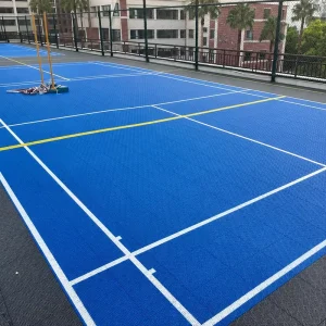 Removable Quick-Installation All-Weather Polypropylene Multi-Sport Court Interlocking Tiles for Sports Fields and Backyards