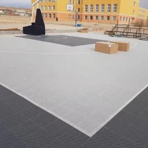 Removable Recyclable Anti-Skid Interlocking Outdoor Basketball Court Flooring