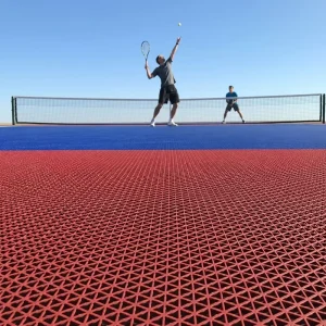 Replaceable Tennis Court Flooring PP Modular System for High Traffic Clubs University Gyms and Commercial Venues