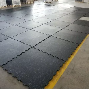 Residential Rubber Flooring Tiles for Home and Gym