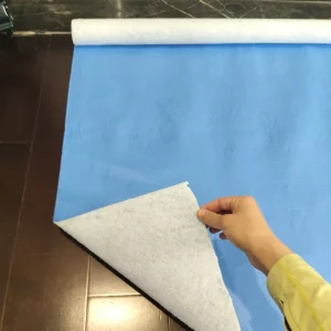 Residue Free Self Adhesive Temporary Floor Protection Mat for Construction and Renovation