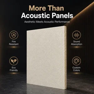 Restaurant Excellent Acoustic Performance Rigid Inorganic Micro porous Sound Absorbing Waterproof White Wall Acoustic Panels